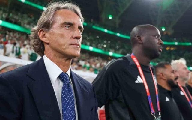 サウジアラビア代表を率いるマンチーニ監督の解任が目前に…国王の承認次第で正式発表へ