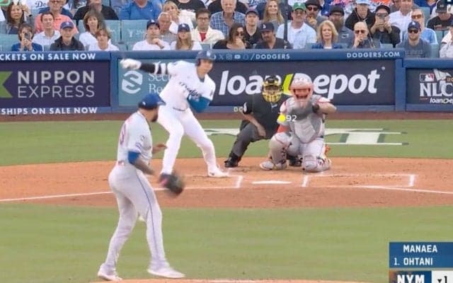 ナメんじゃねえ！ 大谷翔平に「ドン引き」 変則左腕の“魔球”を攻略… 片手一本“技あり爆速打”が「野球IQ高い」