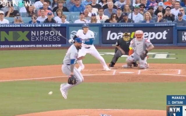 痛恨のミス… 大谷翔平の“想定外の打撃”で異変「動きヤバい」 ビックリした相手投手の様子がおかしくなる