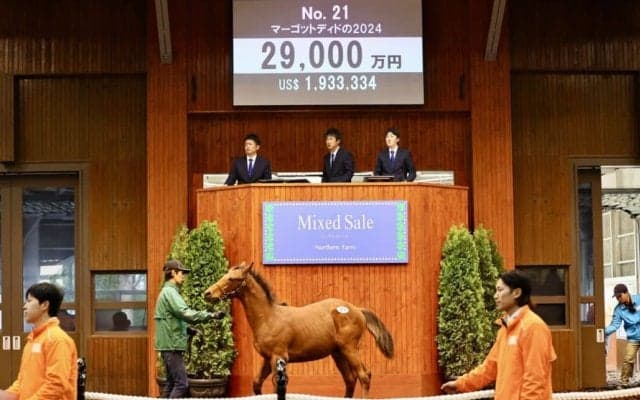 【ミックスセール2024】ジャスティンミラノ半弟に2億9000万円…藤田晋氏が落札