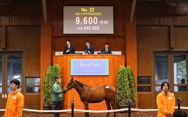 【ミックスセール2024】ダノンザキッドの半妹に9600万円…DMMが落札