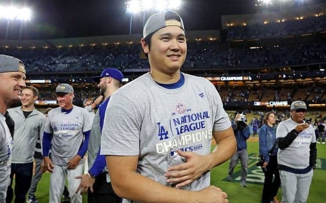 大谷翔平が「嬉しそう」　満面の笑みを引き出した人物に“注目”…仲良し写真で「うひひ」