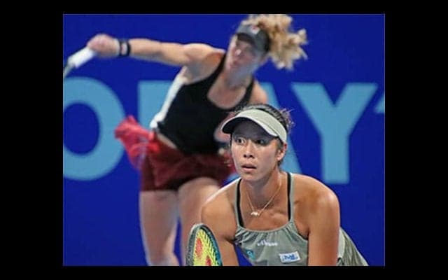 柴原瑛菜ペア 逆転勝ちで初戦突破