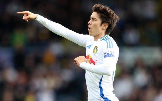 リーズ田中碧の“主役級”活躍を指揮官も絶賛　「彼は悪役なんかじゃなくジェームズ・ボンド」