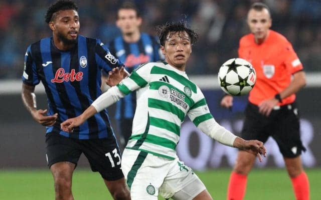 前田大然＆旗手怜央が先発のセルティックは守勢の末アタランタとゴールレスドロー【CL】