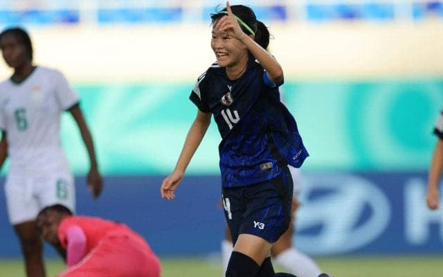 リトルなでしこがザンビアに4発圧勝！ 眞城美春の2ゴールなどでグループ首位通過でベスト8進出【U-17女子W杯】