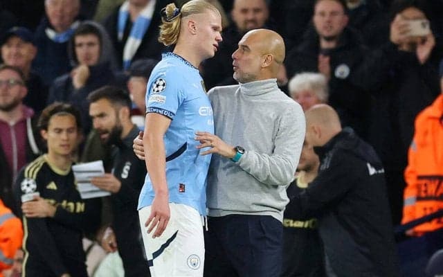 「この男の才能は信じられないほど」ハーランドの衝撃弾をグアルディオラ監督も絶賛、CL連勝には「とても満足」