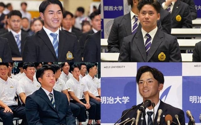 12球団のドラ1が確定　宗山は5球団競合で楽天、金丸は中日へ…燕は一本釣り