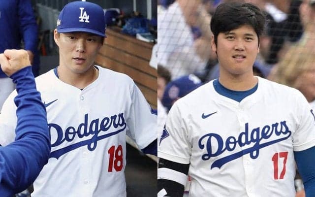 ドジャース、大谷翔平＆山本由伸がWSロースター入り　出場登録26選手を発表