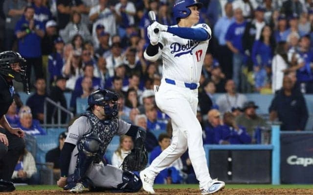 大谷翔平、WS初安打は“幻弾”　衝撃データ「4/30」…ヤ軍本拠地なら本塁打