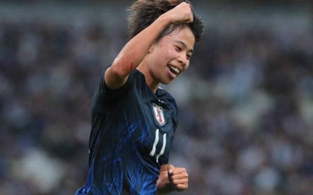 「1G1Aは満足」大勝呼び込んだなでしこFW田中美南、スイッチ役務めたチームの守備も「狙い通り取れるシーンは多かった」