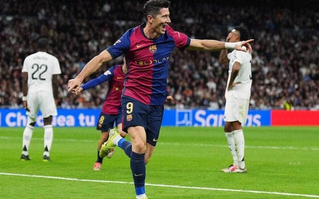 圧巻バルサが敵地での今季最初のクラシコに4発完勝！　レヴィのドブレーテにヤマルがクラシコ最年少ゴール【ラ・リーガ】