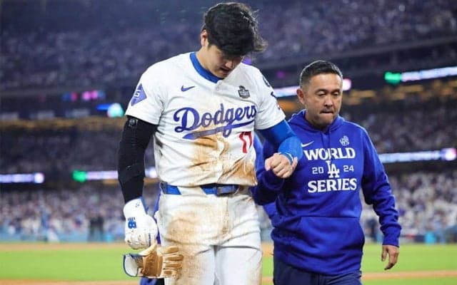 大谷翔平へ「無事でいてください」　左肩負傷か…アクシデントに騒然「信じたい」