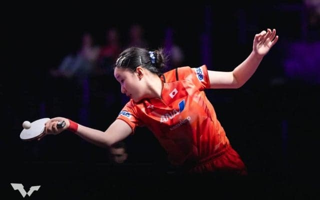 張本美和、世界9位撃破で優勝に前進も「向かっていく気持ち」　兄・智和やパリ五輪銀選手との練習に感謝「質の高いボール」【WTTチャンピオンズモンペリエ】