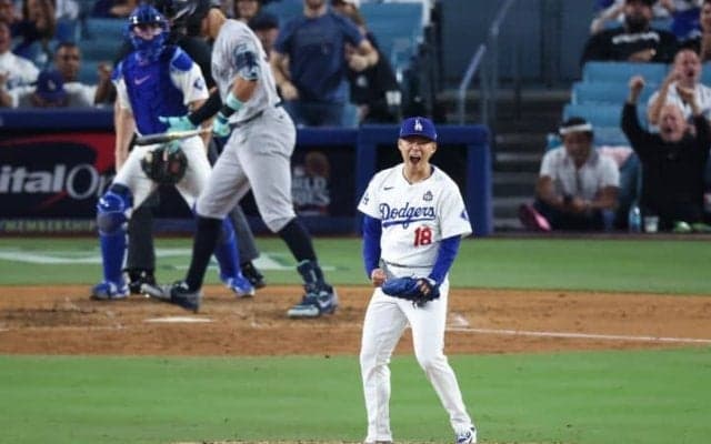 7回途中1失点の好投でWS勝利！　山本由伸の”ヤンキースキラー”ぶりにMLB公式が注目「ほぼアンタッチャブル」「恐るべき打線を翻弄した」