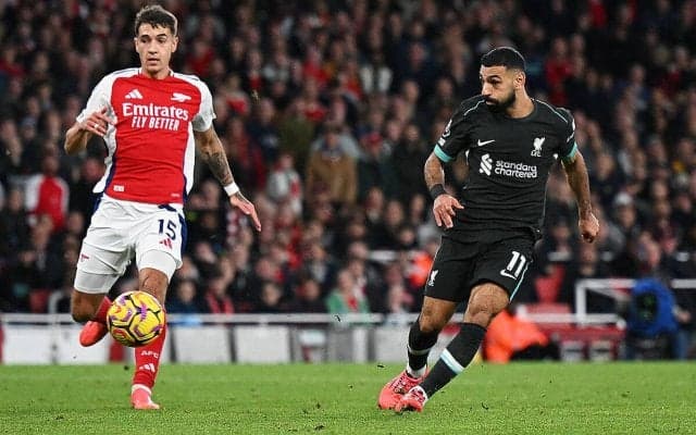 注目上位対決は白熱ドロー…アーセナルが2度先行もリバプールが粘って痛み分け【プレミアリーグ】