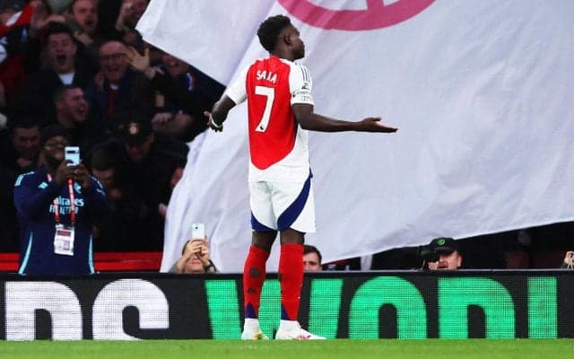 アーセナルの若きエースが“レジェンド”アンリを超えた　サカがクラブ史上最速でプレミア50ゴール