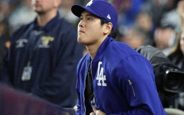 大谷翔平、NYで特大ブーイング　左肩に黒色サポーターで登場…「1番・DH」で出場