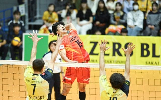 SVリーグ男子 STING愛知が無敗の日鉄堺BZにアウェーで連勝