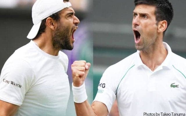 ジョコビッチGS20冠目か、ベレッティーニGS初優勝か!?　男子単決勝は日本時間22時開始 [ウィンブルドン]