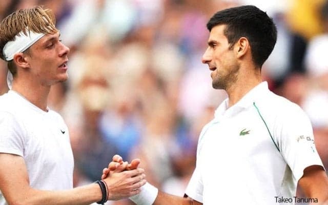 ジョコビッチ、GS30回目の決勝進出。勝負どころでシャポバロフからミスを引き出す[ウィンブルドン]