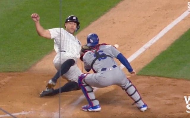 何やってんだよ！ ヤ軍スタントンの走塁が物議「なぜ走った」 無念の“本塁憤死”で「遅すぎやろ」「コーチが止めなきゃ」