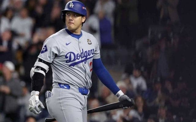 ド軍、11失点大敗でWS制覇お預け　大谷翔平は負傷後初安打＆4打数1安打…3勝1敗に