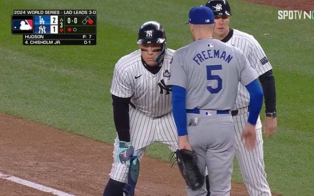 泣けてくる…フリーマンがジャッジに…WS男の優しい気遣いにファン「ずっと見てるね」「お互い紳士だから」