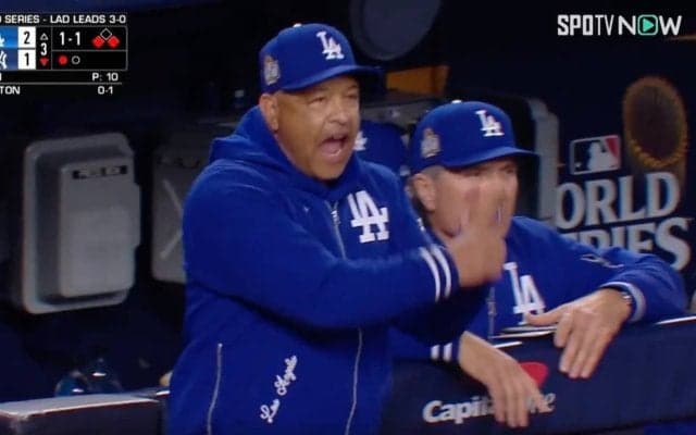 どこ見てんだよ！ ド軍・ロバーツ監督がブチギレ「怖すぎ」 “死球アピール”に… ベンチから飛び出して猛抗議「そりゃキレる」