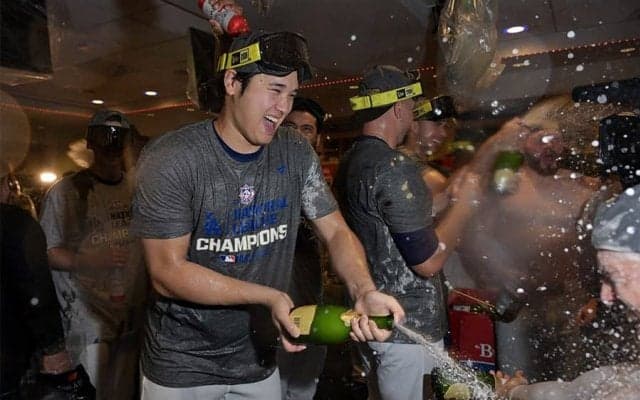 大谷翔平、4度目の美酒は「一番格別」　移籍1年目のWS制覇に喜び「最後まで戦えて光栄」