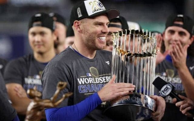 「チャンピオントロフィーだけが欲しかった」WS最多タイ12打点でMVPに輝く！フリーマン“満身創痍”で世界一つかむ