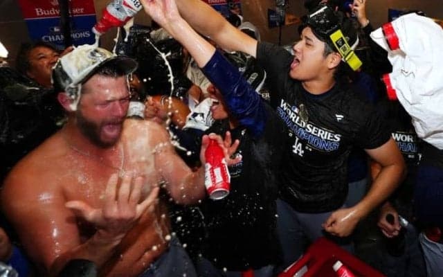 「まだ葉巻を吸ってない」WS制覇の大谷翔平が放った“まさかの発言”にレジェンドも爆笑　米中継で思わず興奮「おぉー！マジか」