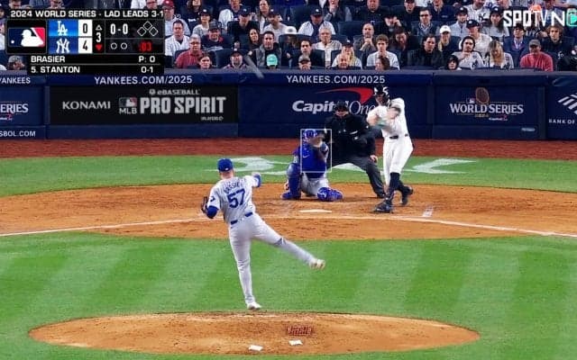 バンッ！「打球も音もエグすぎる」ヤンキース怪力男、“球を叩き潰すホームラン”の瞬間「グシャって言ったぞ」「とんでもない力だ」