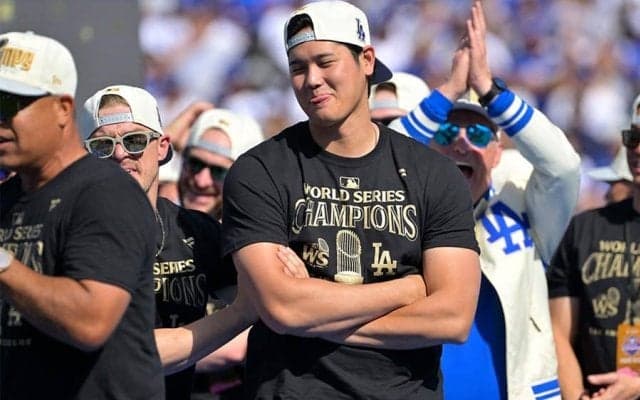 193cmの大谷翔平が「小さく見える」　目が口の高さ…レジェンドにX仰天「ハンパない」