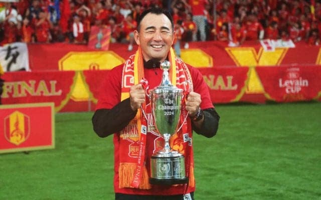 史上初のルヴァン杯3度目制覇も「今日も選手に勝たせてもらった」と名古屋・長谷川健太監督、勝負の決め手は「山岸がPKを決めたこと」