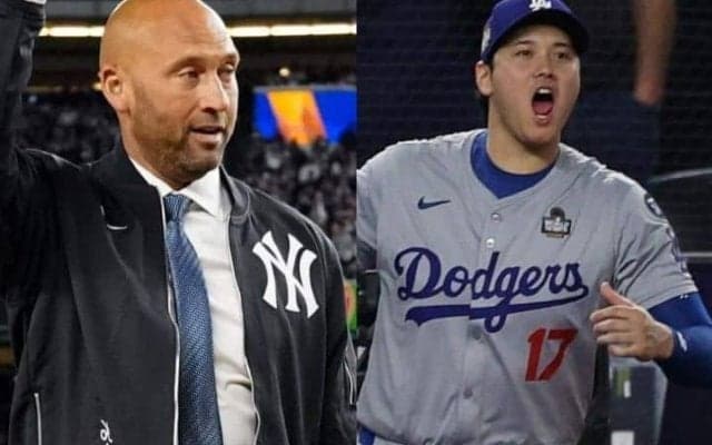 「日本だけのスターじゃない」元ヤ軍ジーターが大谷翔平を激賞　DH史上初のMVP受賞を断言「彼を見るのは心底楽しい」