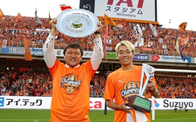 ホームで劇的なJ2優勝を決めた清水、野々村芳和チェアマンが祝福「サッカー王国静岡のクラブとして、J1の舞台で躍動することを期待しています」