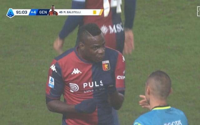 「らしさ全開w」悪童バロテッリが激昂！ セリエＡ復帰から５分でイエロカードを食らった瞬間「なぜか安心しちゃう」「最高だな」