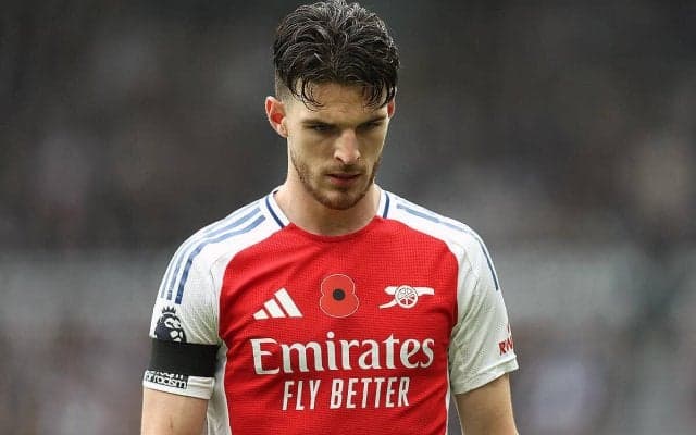 アーセナルに痛手…ライスがCLインテル戦で遠征メンバー外に