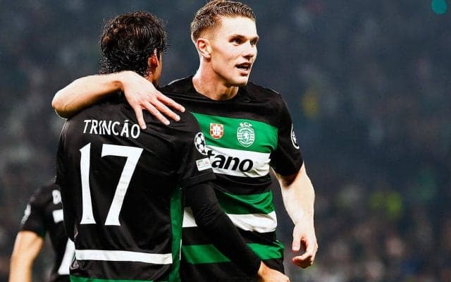 「ほぼ完璧な夜だった」ハットトリックでシティ撃破に貢献のギョケレシュ、ホーム最終戦のアモリムへの感謝も口に