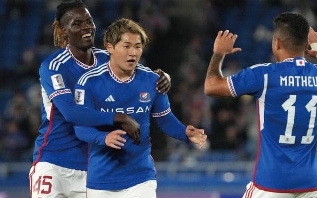 井上健太のカットイン弾を皮切りに5発圧勝　横浜FMが功労者ティーラトン擁するブリーラムを粉砕【ACLE2024-25】