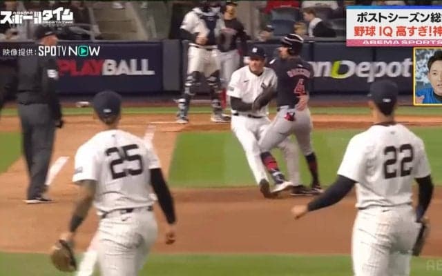 野球IQ高すぎ！“わざとぶつかった”ポストシーズンでの神送塁「めちゃくちゃアリ！」「やらなきゃいけないこと」川﨑宗則＆杉谷拳士が絶賛