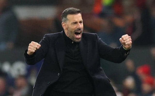 「後半はずっと良くなった」ユナイテッドにEL初勝利もたらしたファン・ニステルローイ暫定監督、2得点のアマドは「違いをもたらしてくれた」