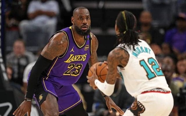 グリズリーズ戦で39得点を奪ったレブロン・ジェームズが通算出場試合数で1500に到達