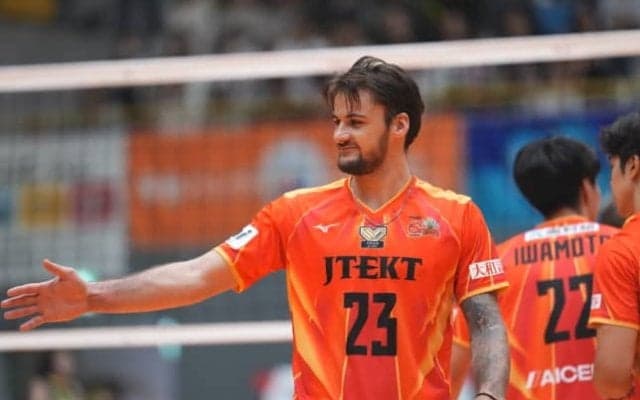 【バレー】STINGS愛知・デファルコトリー「チームで勝ち取った1勝だった。チームワークがこういう結果に繋がった。」 SV男子