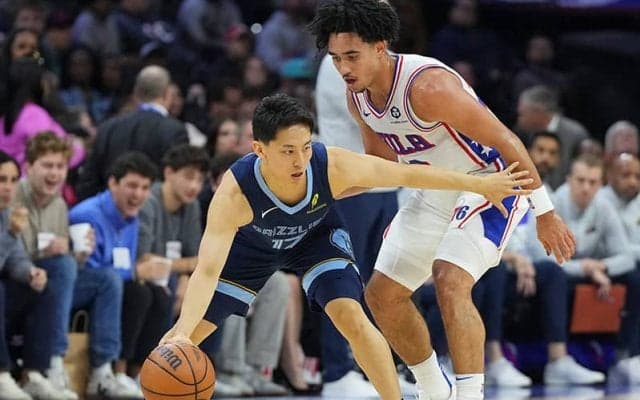 河村勇輝が待望のNBA初3P成功、華麗なパスも披露…グリズリーズはウィザーズ破り2連勝