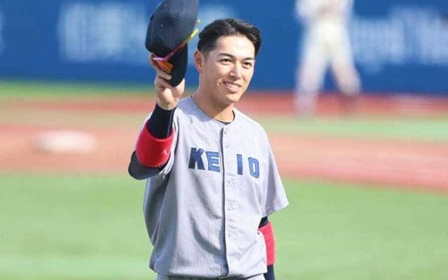 慶大・清原正吾「ポジティブに切り替えた」　ドラフト指名漏れも…進路は明言せず