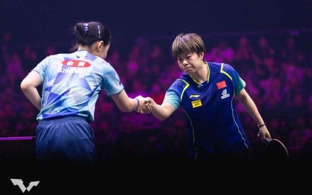 「コート上では緊迫感があった」張本美和を撃破の王芸迪が振り返った勝因　2度の敗戦から得た“教訓”「決断力が足りなかった」【WTTチャンピオンズフランクフルト】