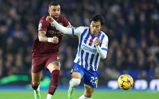 三笘薫が語ったマンチェスター・シティ攻略法 31歳指揮官も「彼は最高のチームプレーヤー」と称賛