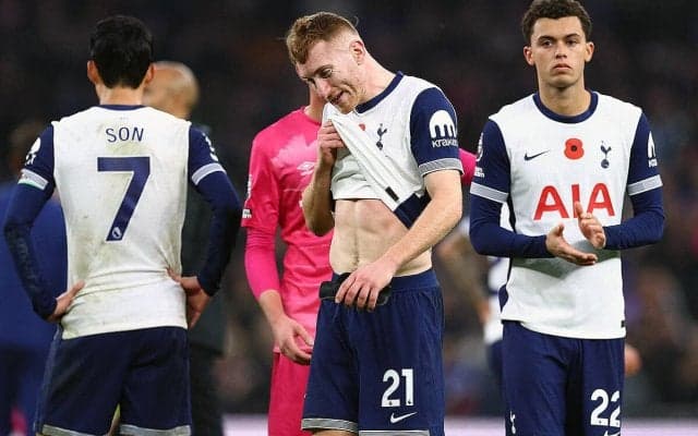 スパーズがパレス戦に続きイプスウィッチに今季初白星献上…ホームで敗れて公式戦連敗に【プレミアリーグ】